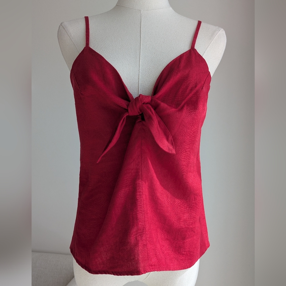 Reformation Tie-Front Top